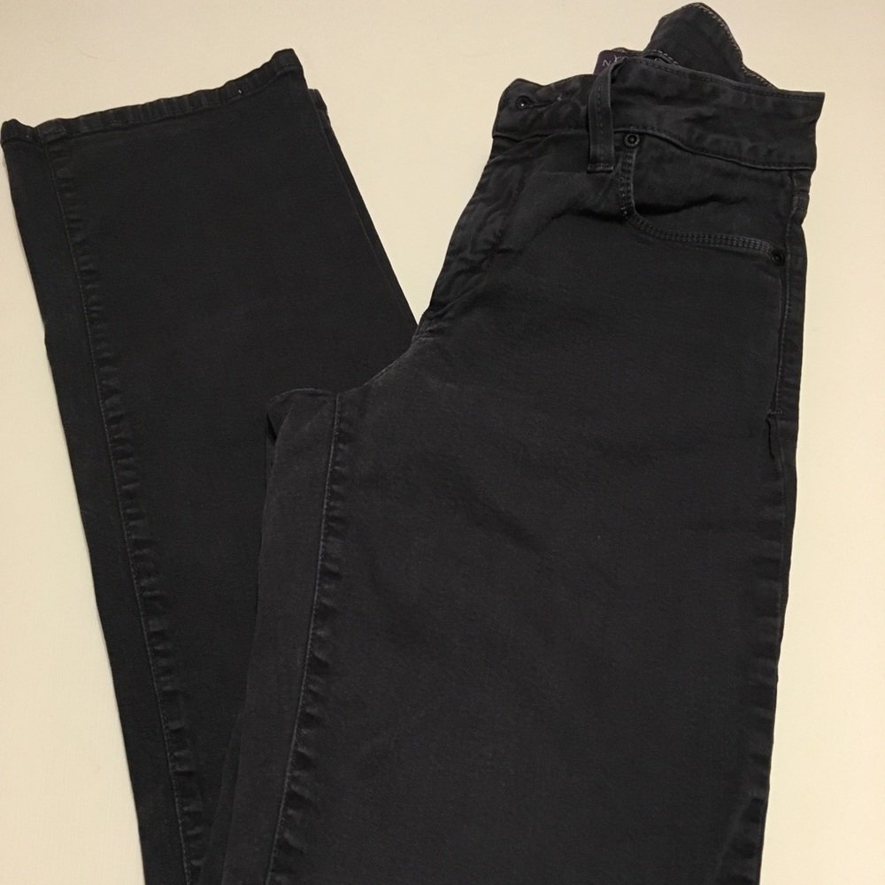 NYDJ Jeans Straight Leg Gray Lift Tuck 5-Pocket 4